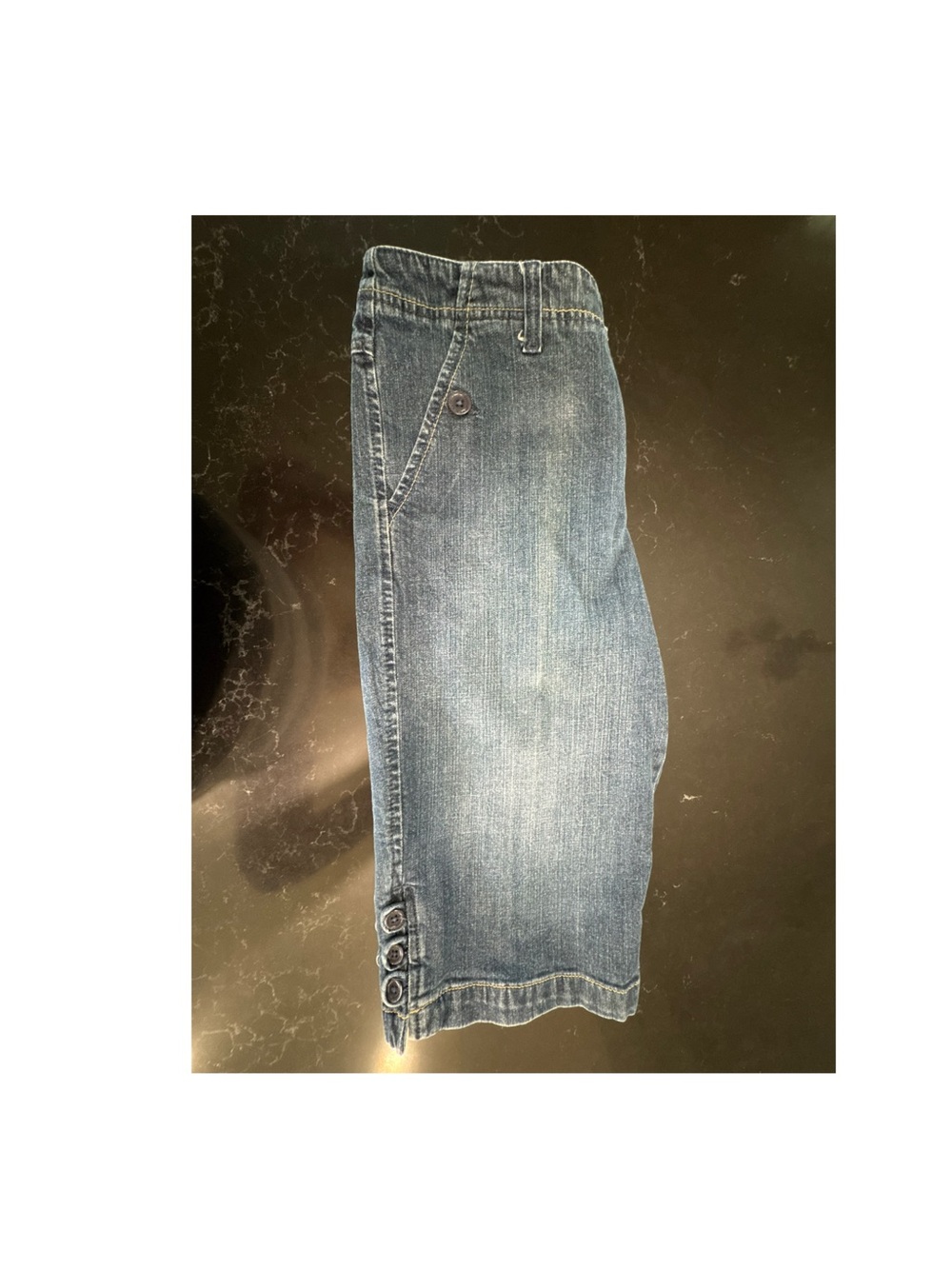 Gloria Vanderbilt non-stretch Denim Capri sz 10 NWOT